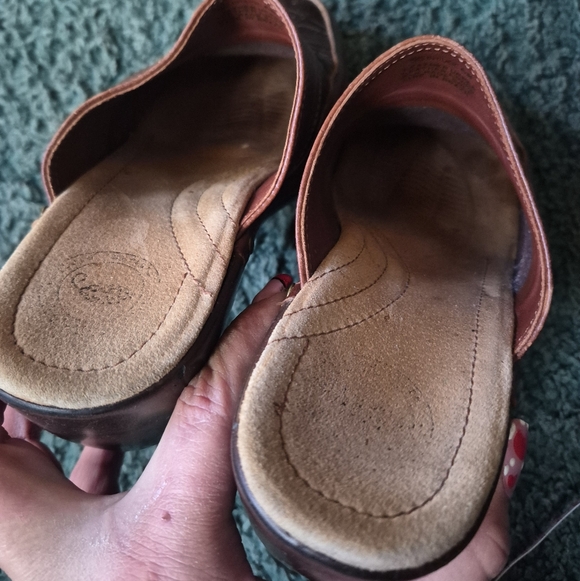 Nurture Women's Brown Leather Clogs 6M - Picture 13 of 14